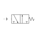 RIEGLER 3/2-Wegeventil, pneumatisch, »3A«, monostabil, NO, M5_1