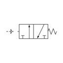 RIEGLER 3/2-Wegeventil, pneumatisch »3A«, monostabil, NC, G 1/8, 750l/min_1