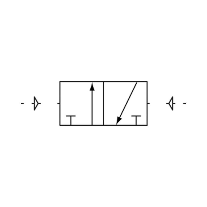 RIEGLER 3/2-Wegeventil, pneumatisch, »3A«, bistabil, G 3/8_1