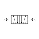 RIEGLER 5/2-Wegeventil, pneumatisch, »4A«, bistabil, G 3/8_1