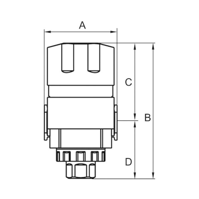 RIEGLER 3/2-Wege-Absperrventil »G«, BG 300, G 3/8, PE 0 - 9 bar_1