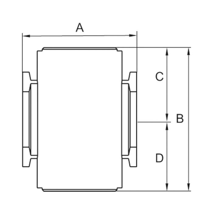 RIEGLER Verteiler »G«, mit 2 Abgängen, BG 600, G 3/4, PE 0 - 9 bar_1