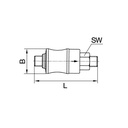 RIEGLER Hand-Schiebeventil, G 1/4 IG, SW 17, PN max. 10 bar_1