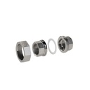 RIEGLER lös. Doppelgew.nippel, flachdicht., G 1, IG, SW 54, ES 1.4408_3
