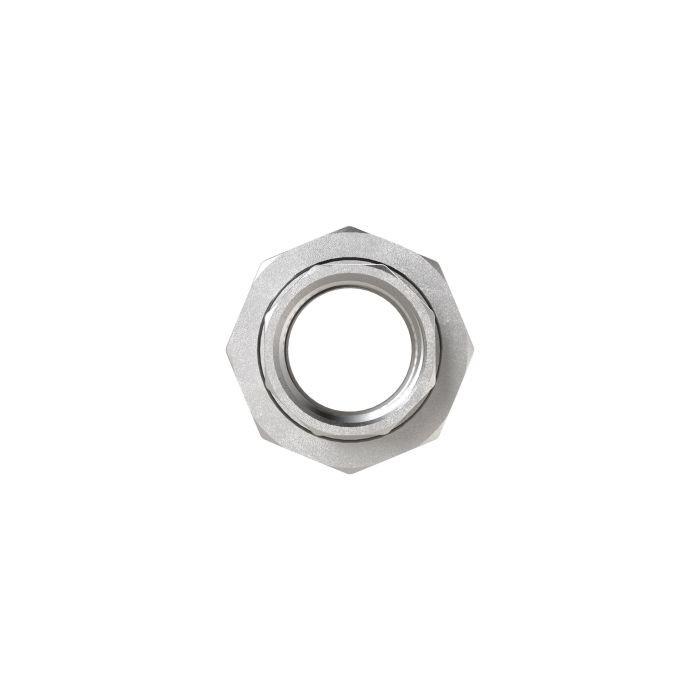 RIEGLER lös. Doppelgew.nippel, flachdich., G 1 1/2, IG, SW 72, ES 1.4408_2