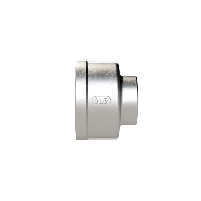RIEGLER Reduziermuffe rund, G 1/2 IG, G 1/4 IG, ES 1.4408_1