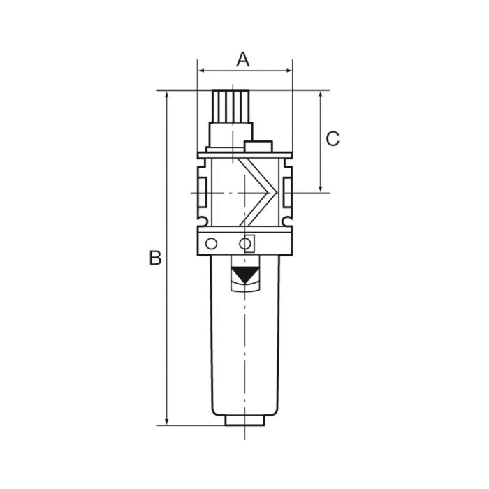 RIEGLER Nebelöler »variobloc«, mit Metallbehälter, Sichtrohr, BG 1, G 1/4_1