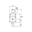 RIEGLER Schaltventil (3/2-Wegeventil) »multifix«, 110 V AC, BG 4, G 3/4_1