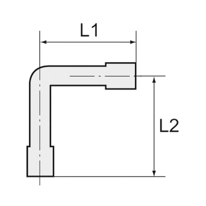 RIEGLER Winkel-Schlauchverbindungsstutzen, für Schlauch LW 4 mm, Ms/POM_1
