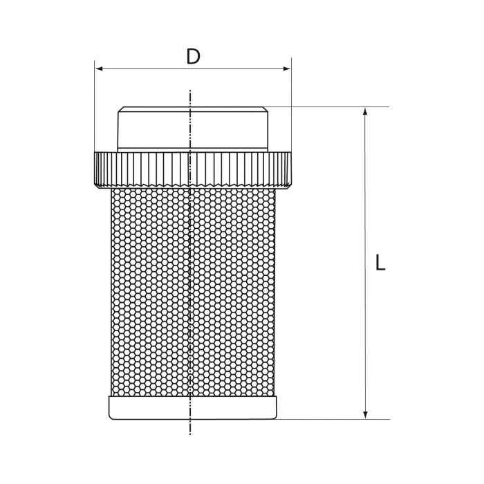 RIEGLER Saugkorb für Rückschlagv., G 1 1/2, Edelstahl 1.4301 / Kunststoff_1