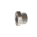 RIEGLER Reduziernippel kurz, G 1/2 a., G 3/8 i., SW 24, Messing vern._3