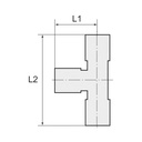 RIEGLER T-Steckverb., Stecknippel 10 »Blaue Serie«, Schl.-Ø 10_1