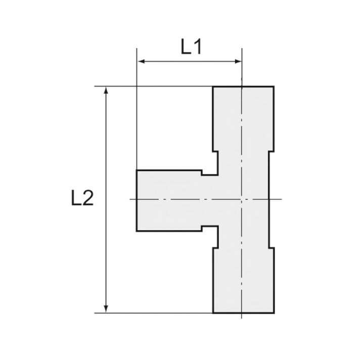 RIEGLER T-Steckverb., Stecknippel 12 »Blaue Serie«, Schl.-Ø 12_1