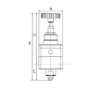 RIEGLER Präzisionsdruckregler ohne Mano, G 1/4, Regelbereich 0,05 - 8 bar_1