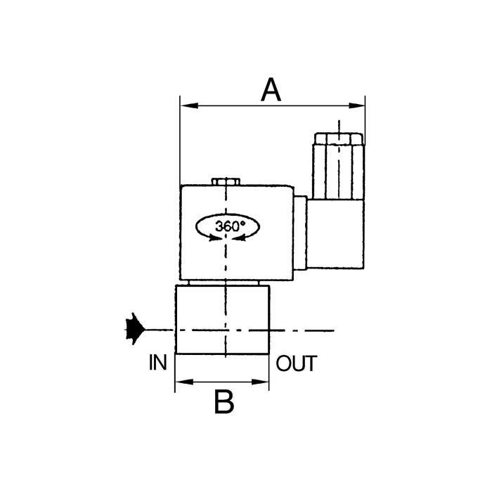 RIEGLER 2/2-Wege-MV.,MS,NO,zwangsg.,230 V,50-60Hz,Rp 1, NBR, PN 0-9 bar_1