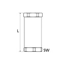 RIEGLER Schlauchbruchsicherung »Hose Guard«, Alu / Alu, G 1 IG/IG_1