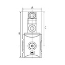RIEGLER Verteiler »FUTURA-mini« BG 0, G 1/4, mit Druckschalter 0,5-10 bar_1