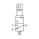 RIEGLER 3/2-Wegeventil »FUTURA-mini«, el. betätigt, 24 V DC, 2,5 W, G 1/4_2