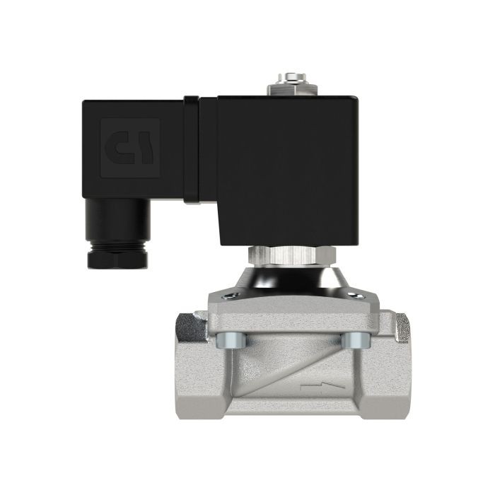 RIEGLER 2/2 MV, NC, ES, G1/2, DN13, PN 0-12, NBR, zwangsg., 24V DC_1