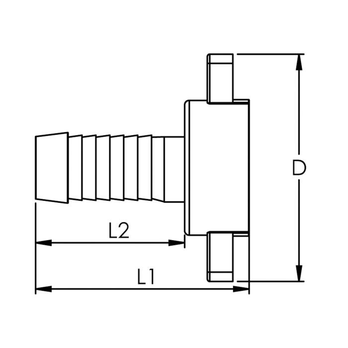 RIEGLER 2/3 Schlauchverschr. G1x13, Ü-Mutter,flachd. schwere Ausf. MS_1