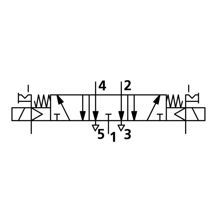 RIEGLER 5/3-Wegeventil, elpn, ext. Steuerl., Mitte entlüft., G 3/8, 24VDC_1