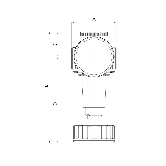 RIEGLER Konstant-Druckregler inkl. Manometer, BG 2, G 1/2, 0,5 - 16 bar_3