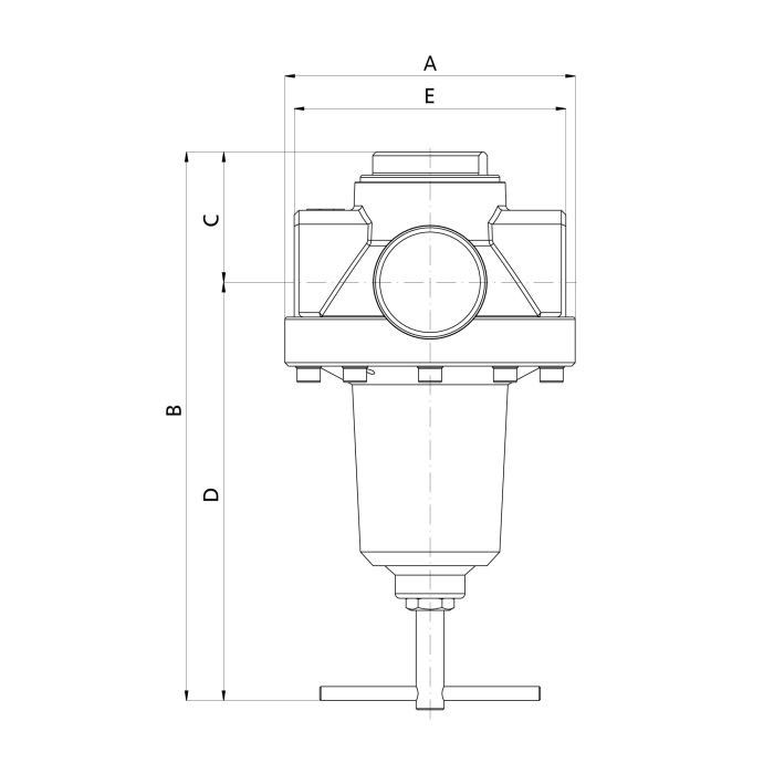 RIEGLER Konstant-Druckregler inkl. Manometer, BG 3, G 1/2, 0,2 - 6 bar_3