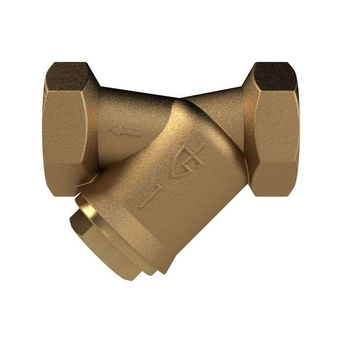 RIEGLER Schmutzfänger, Rotguss, G 3/8, DN 10, MW 0,25 mm_1