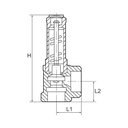 RIEGLER Eck-Sicherheitsventil, Flüssigkeiten, G 1, Ansprechdruck 14,5 bar_3