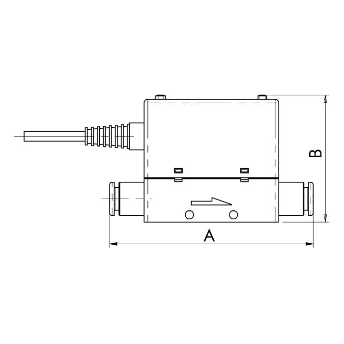 RIEGLER Durchflussmesser »FLUX 0«, 0 ? 50 Nl/min, Ø 8 mm, 1 ? 5 V_1