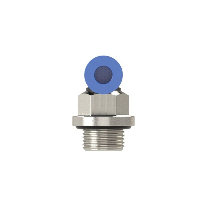 RIEGLER L-Steckverschraubung »Blaue Serie« mini, drehbar, G 1/8_1