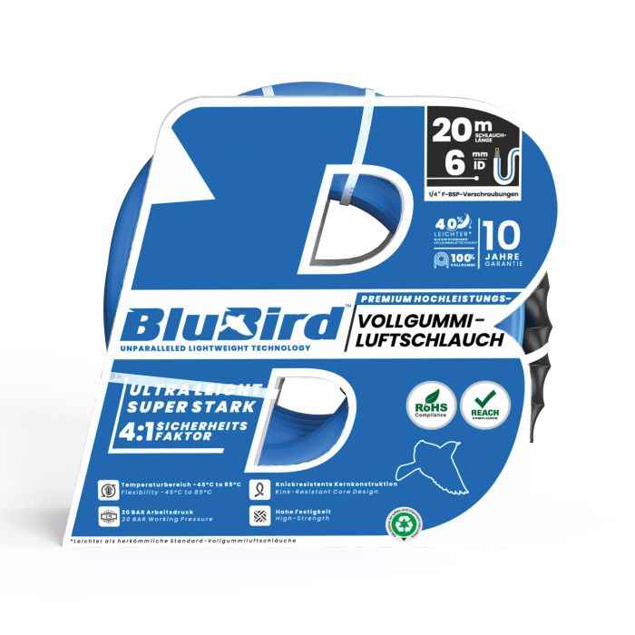 RIEGLER Werkstattschlauch-Set »BluBird«, Sicherheitskupplung, Ø12x6, 20 m_2