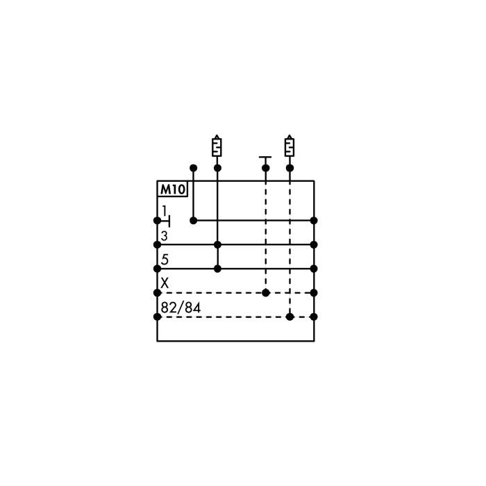 RIEGLER Zw.-Modul EB80, Ø10, Schalld., Anschl. 1 getr., mit el. Einsp._1
