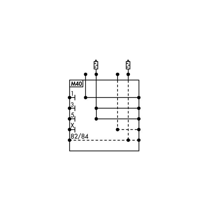 RIEGLER Zw.-Modul EB80 Ø10, Schalld., Ansch. 1/3/5/X getr., o. el. Einsp._1