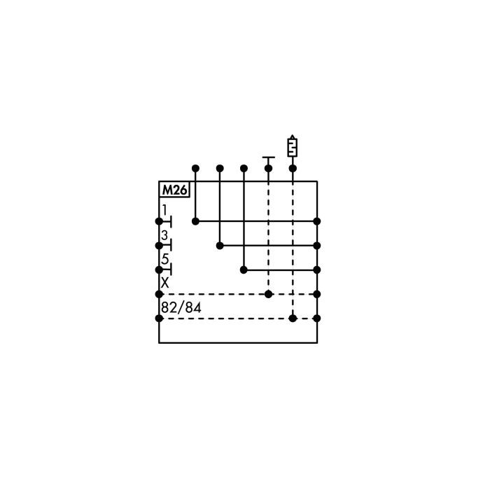 RIEGLER Zw.-Modul EB80, Ø10, Abl. 2x Ø8, An. 1/3/5 getr., mit el. Einsp._1
