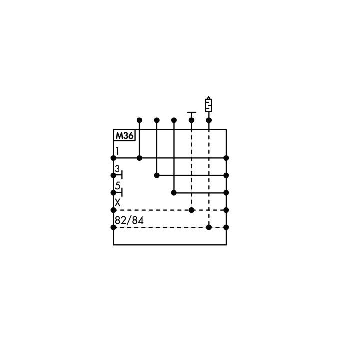 RIEGLER Zw.-Modul EB80, Ø8, Abl. 2x Ø8, Anschl. 3/5 getr., o. el. Einsp._1