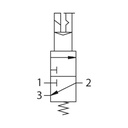 RIEGLER 3/2-Wegeventil »FUTURA« el. betätigt, 115 V AC/50 Hz, BG 1, G 1/4_2