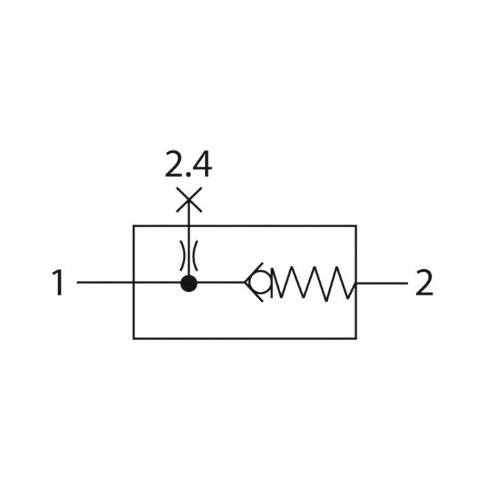 RIEGLER Rückschlagventil »FUTURA«, BG 1, G 1/4_2