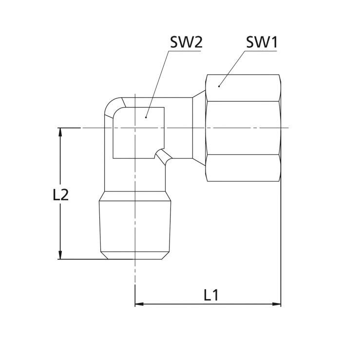 RIEGLER Winkel-Einschraubverschraubung, NPT 1/4 a., Rohr-Ø 6, Stahl verz._1