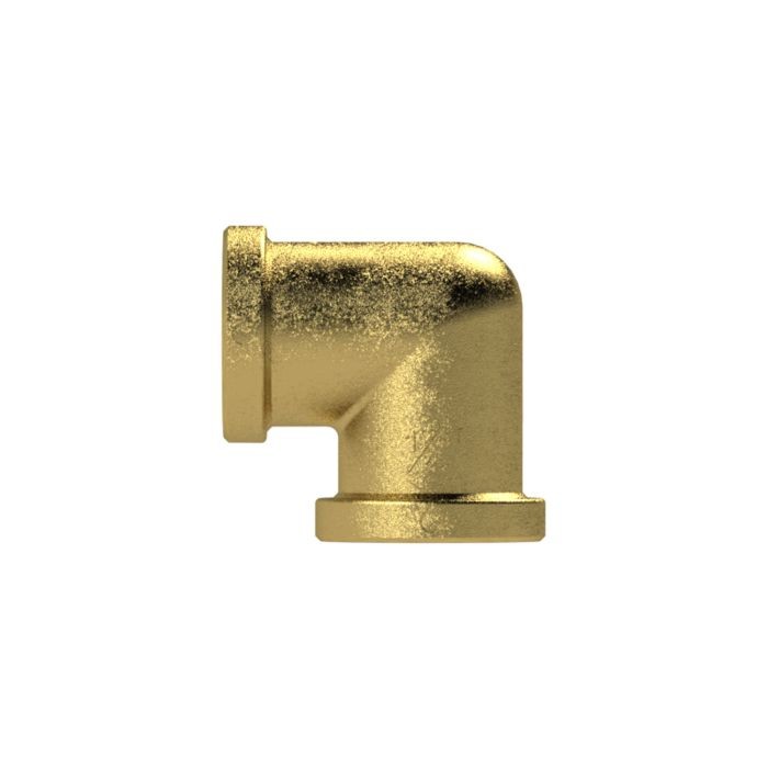 RIEGLER Winkelstück, 90°, innen/innen, G 2, Druck 16 bar, Messing blank_2