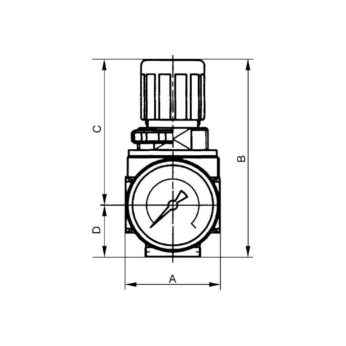 RIEGLER Druckregler »multifix-mini« inkl. Mano, BG 0, G 1/8, 0,1 - 3 bar_3