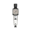 RIEGLER Filterregler »multifix«, PC-Behälter, BG 1, G 3/8, 0,1-3 bar, HA_1