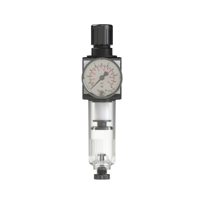 RIEGLER Filterregler »multifix«, PC-Behälter, BG 1, G 3/8, 0,5-10 bar, HA_1