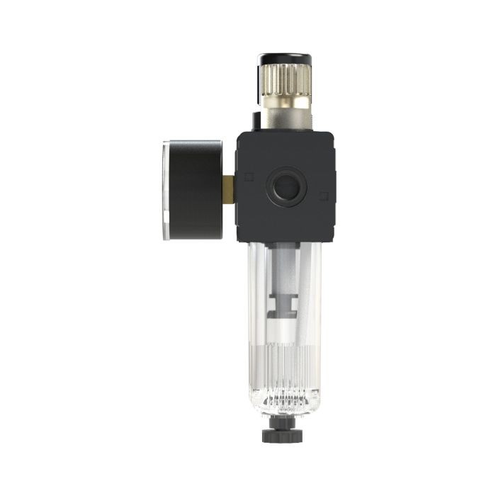 RIEGLER Wartungseinheit 2-tlg. »multifix«, mit PC-Behälter, BG 1, G 1/4_2