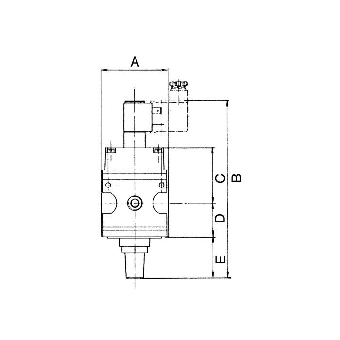 RIEGLER Schaltventil (3/2-Wegeventil) »multifix«, 110 V AC, BG 3, G 1/2_1