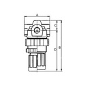 RIEGLER Druckregler »Standard-mini«, Schalttafelmutter, G 1/4, 0,1-3 bar_3