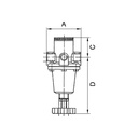 RIEGLER Druckregler Schalttafeleinbau »Standard«, BG 2, G 1/2, 0,5-10 bar_1