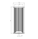 FILTREC Hydraulikfilterelement (Rücklauffilter) E732G10 Zeichnung