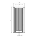 FILTREC Filterelement für SF-Filter HY24099 Zeichnung
