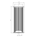 FILTREC Filterelement für SF-Filter HY24087 Zeichnung